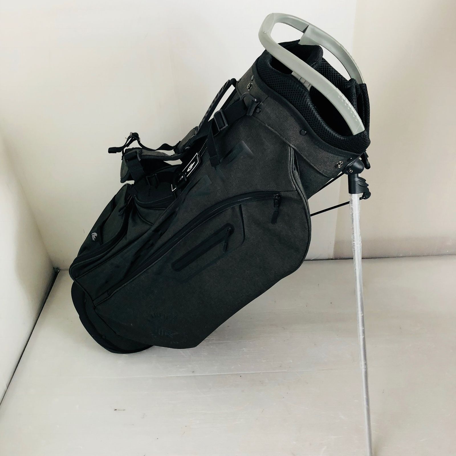 TIGORA ティゴラ スタンド式 グレー キャディバッグ ゴルフバッグ