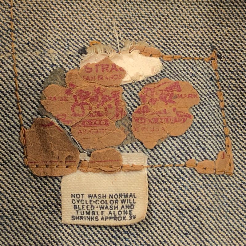 60s 70s ユーロ デニムジャケット ジップジャケット ヴィンテージ 古着