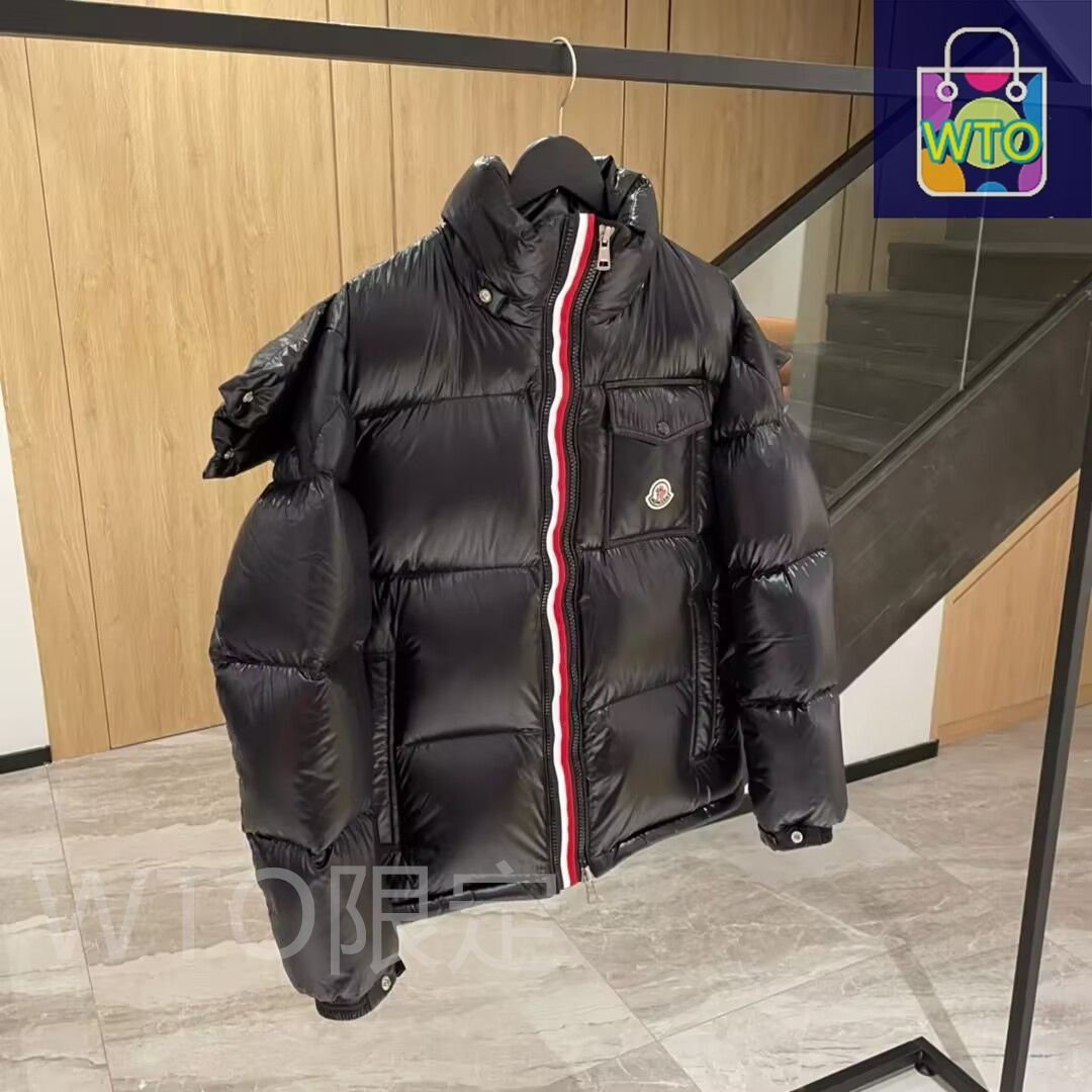 Moncler ブラック ダウンジャケット MONCLER ブラックダウンジャケット