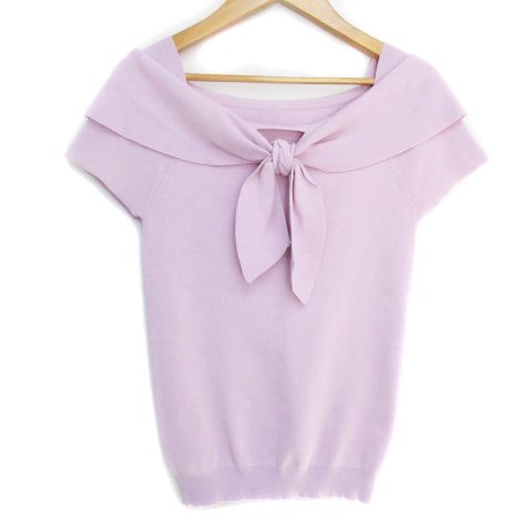 Apuweiser-riche リボンデザインカットソー Apuweiser-riche（アプワイザーリッシェ）の「5分袖リボンデザイン