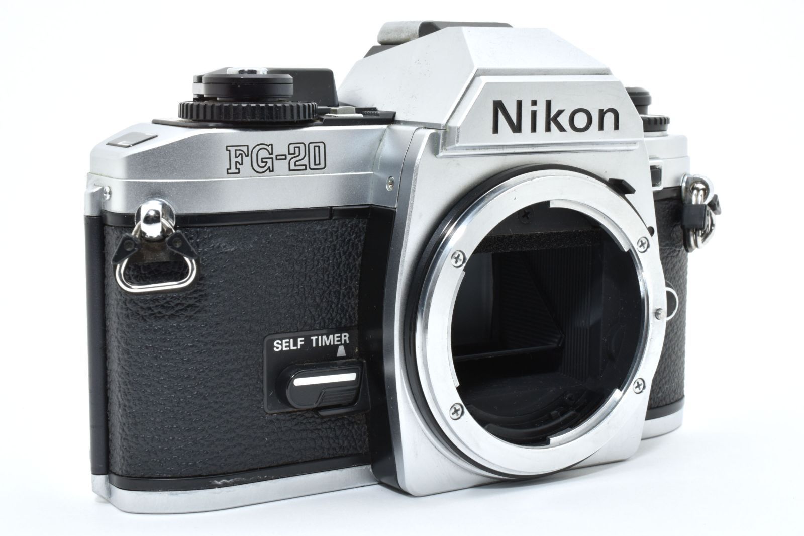 ☆コンパクトなボディ☆ニコン Nikon FG-20 シルバー ボディ 完動品