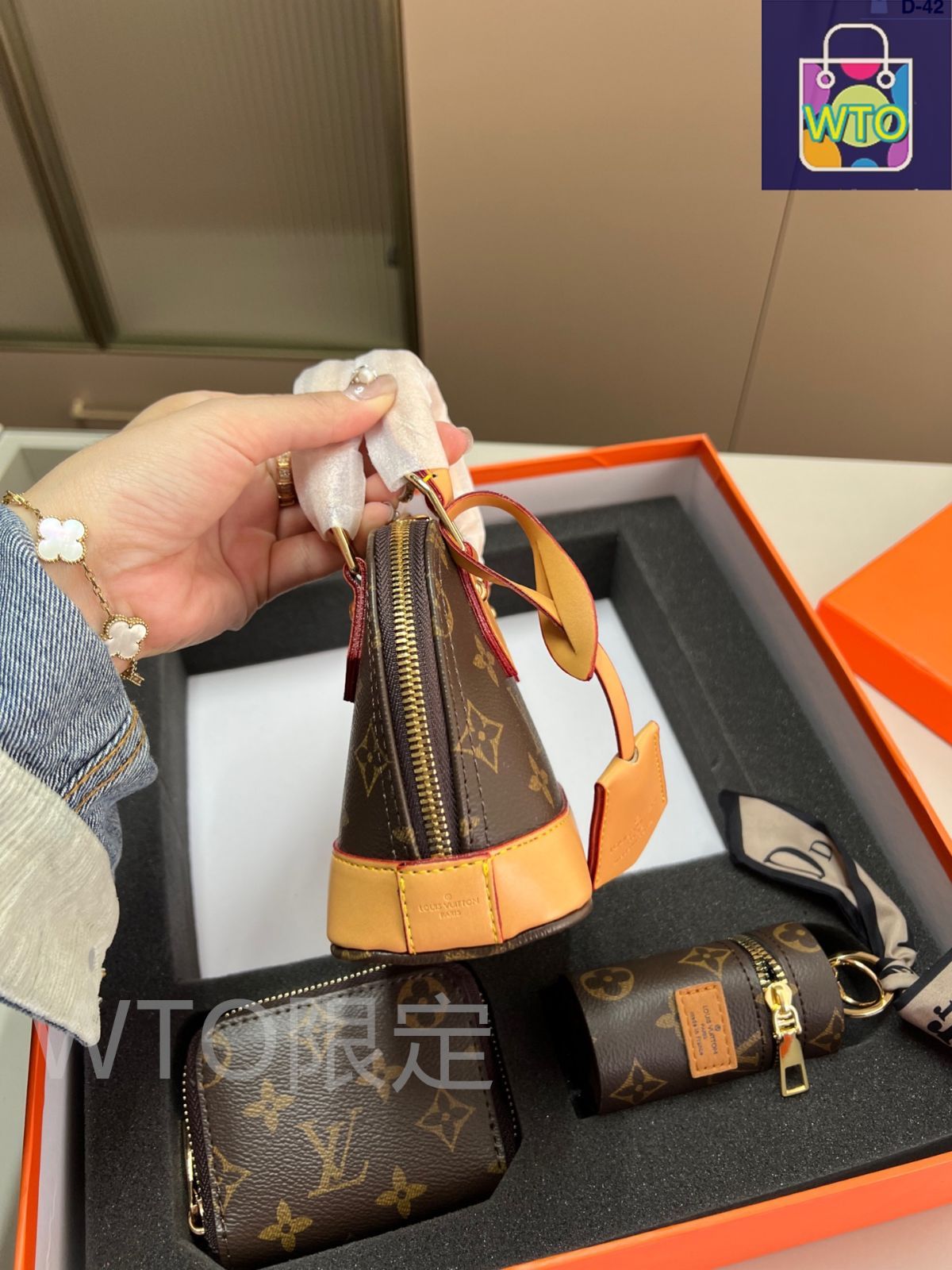 ルイヴィトン　財布　ギフトボックス 42個セット 本日特価] ルイヴィトン シェルバッグ セット コインケース + カード