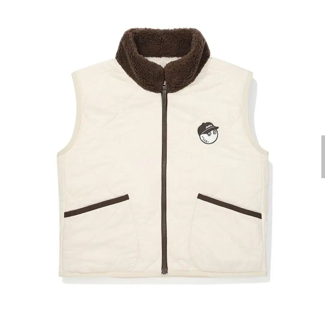 当日)マルボンゴルフ レディース リバーシブル ブークレ ダウン ベスト