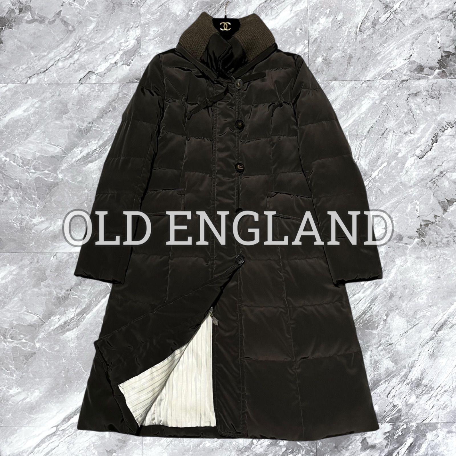 美品　ダウンコート　オールドイングランド 極美品 OLD ENGLAND オールドイングランド ダウンコート ウール襟