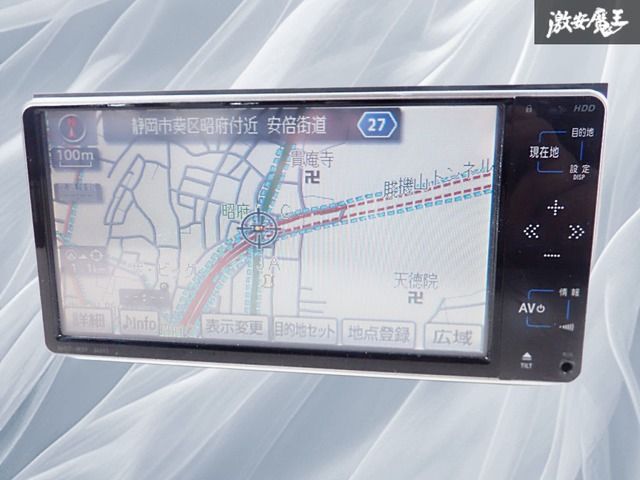 動作OK☆ 保証付】トヨタ純正 HDDナビ NHDT-W59 08545-00S30 ワンセグ
