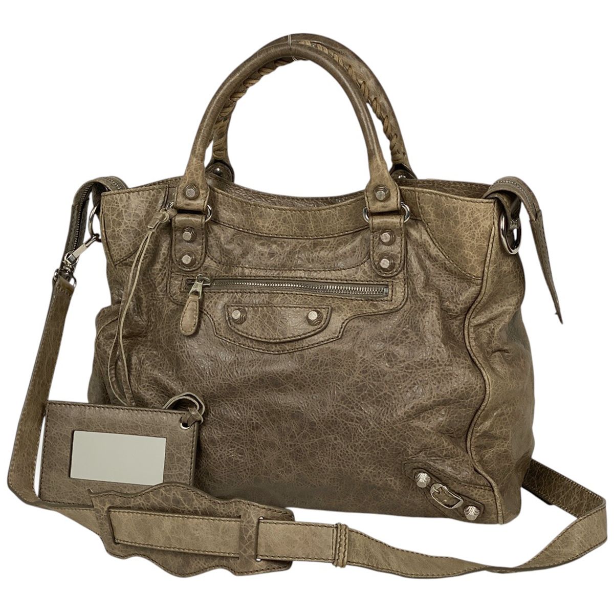 バレンシアガ BALENCIAGA ザ ジャイアント ヴェロ ハンドバッグ 2WAY 