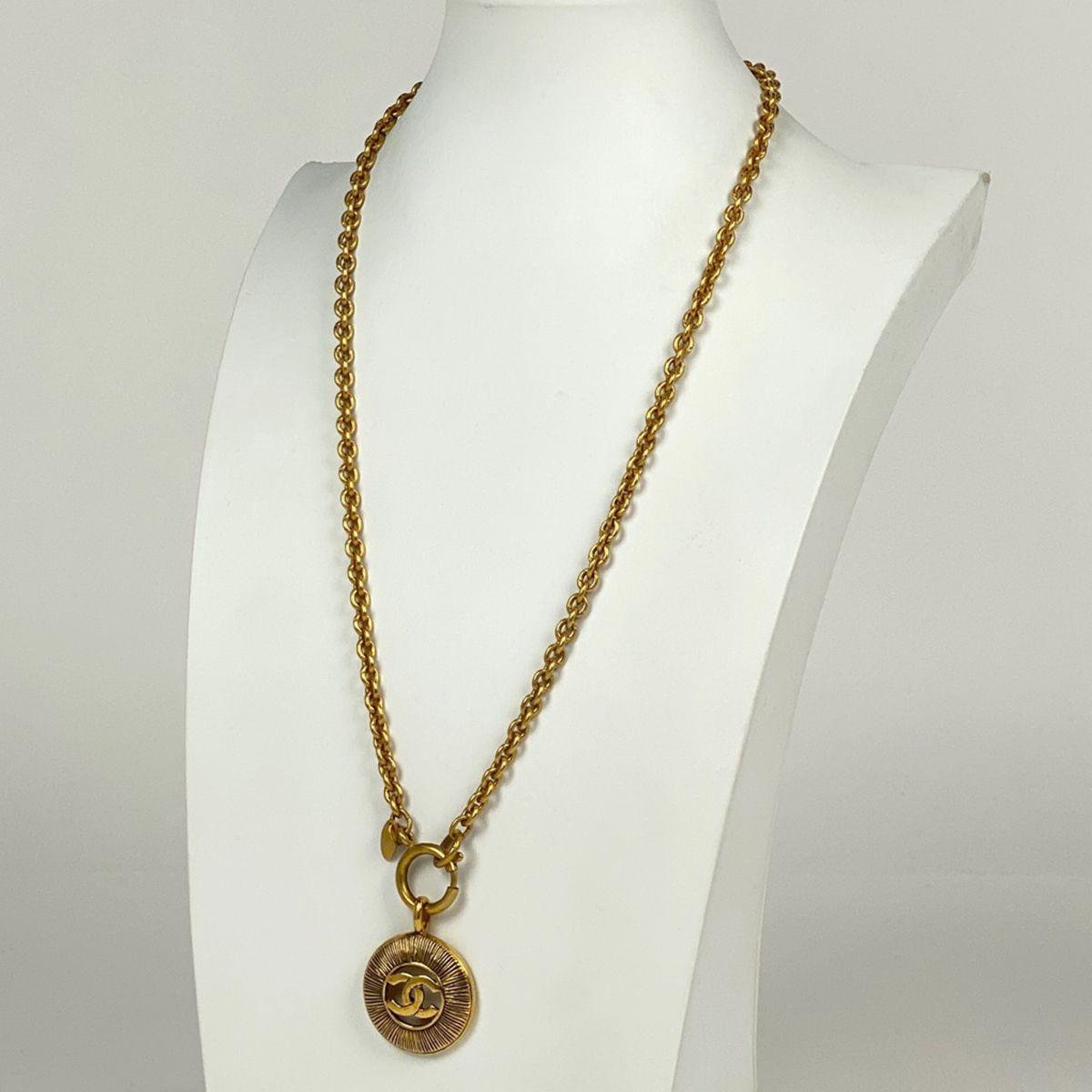 シャネル CHANEL ココマーク チェーン ネックレス ラウンド ロング