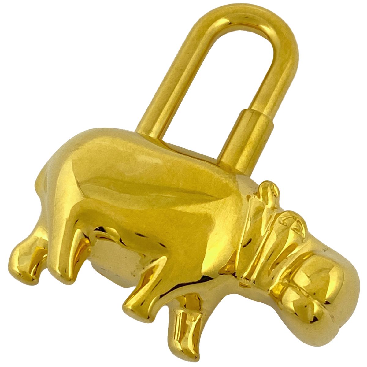 エルメス HERMES カデナ ヒポポタマス カバモチーフ バッグチャーム GP