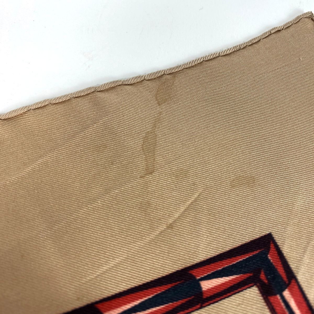 エルメス HERMES カレ 90 BRAZIL ブラジル スカーフ シルク ベージュ