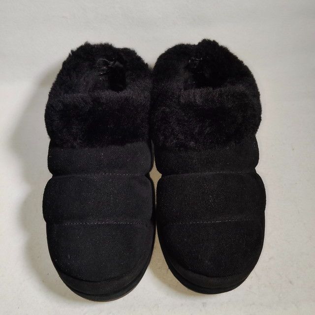 UGG アグ TAZZLITA タズリータ ムートン スリッポン 厚底 黒 ブラック