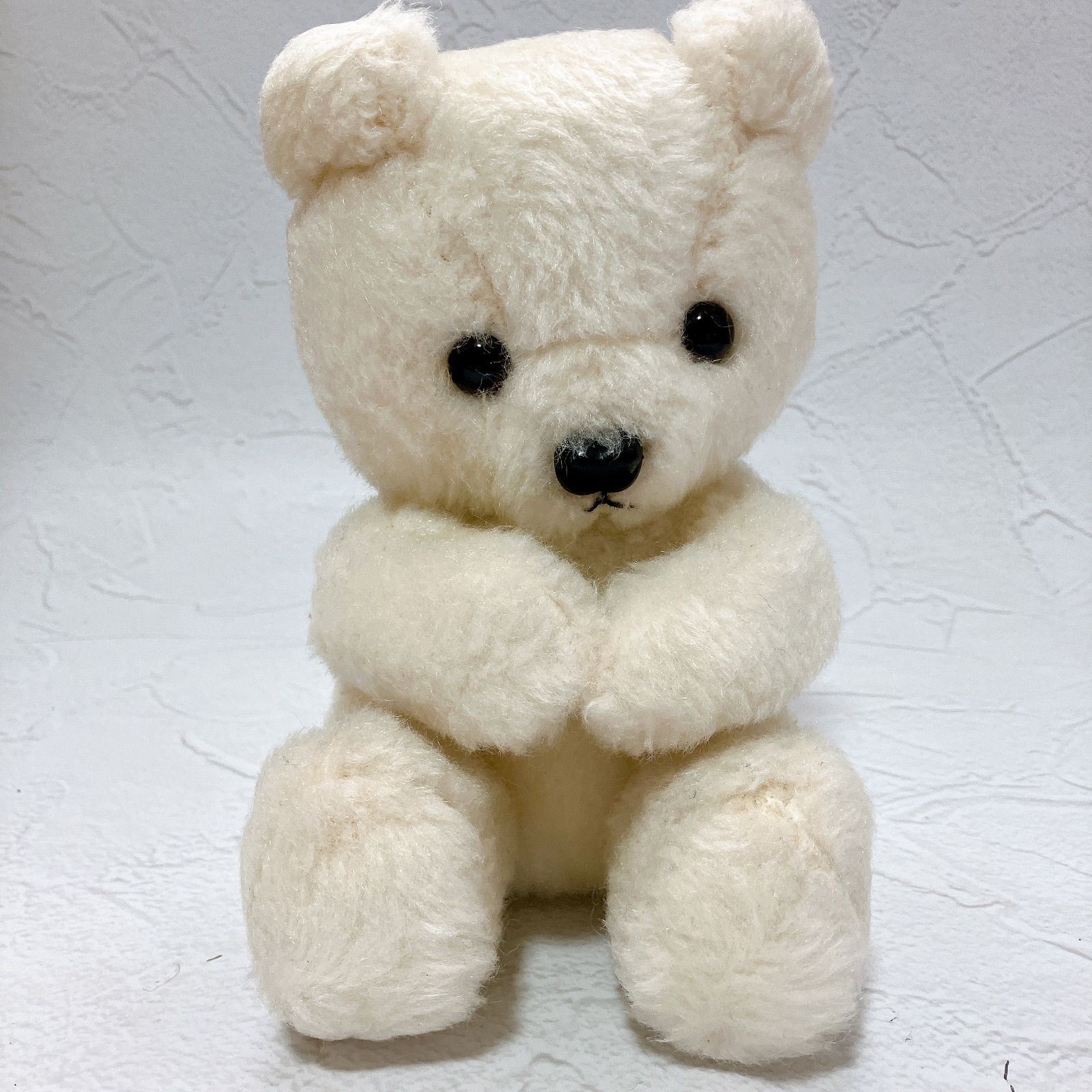 美品】サンアロー ぬいぐるみ 2体セット 白クマ ウサギ テディベア