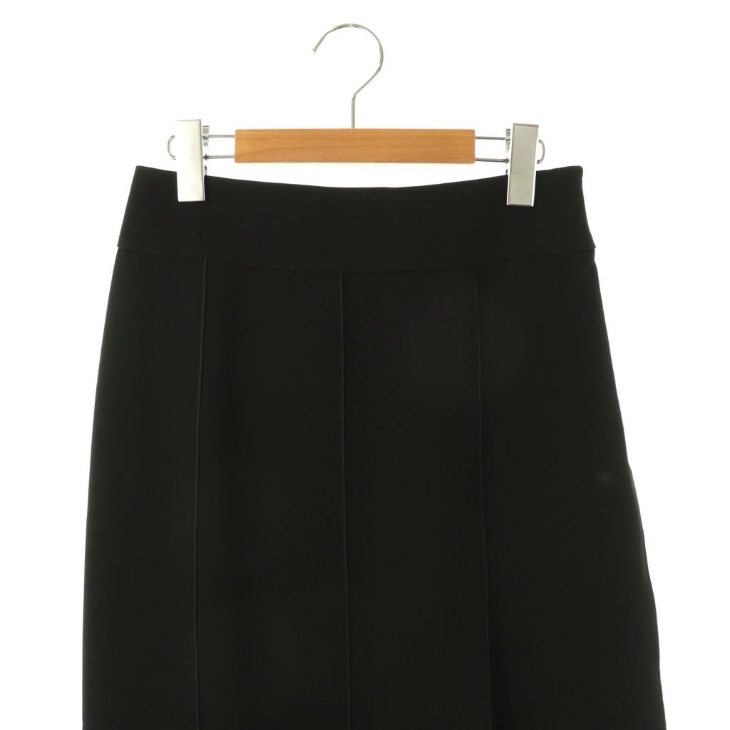 シクラス CYCLAS フレアスカート ロング スリット レース 34 黒 /NR