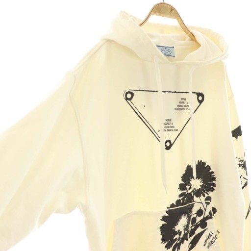 プラダ PRADA by Raf Simons 21AW 三角ロゴパーカー スウェット 長袖