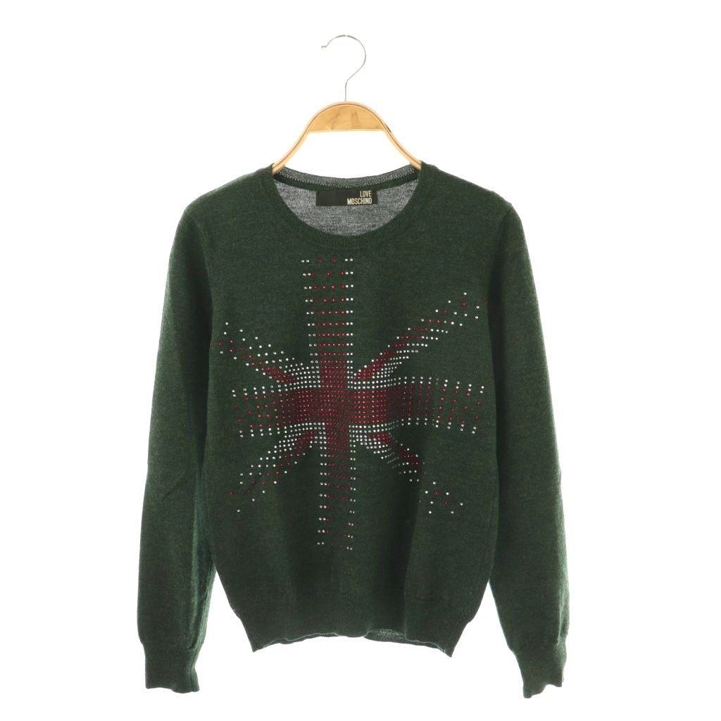 ラブモスキーノ LOVE MOSCHINO ニット セーター 長袖 ウール I40