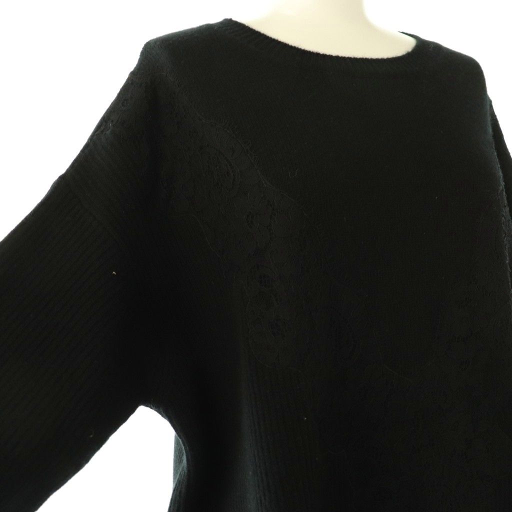 VALENTINO ヴァレンティノ レース ニット ワンピース 36 ヴァレンティノ ヴァレンチノ VALENTINO レースニットワンピース