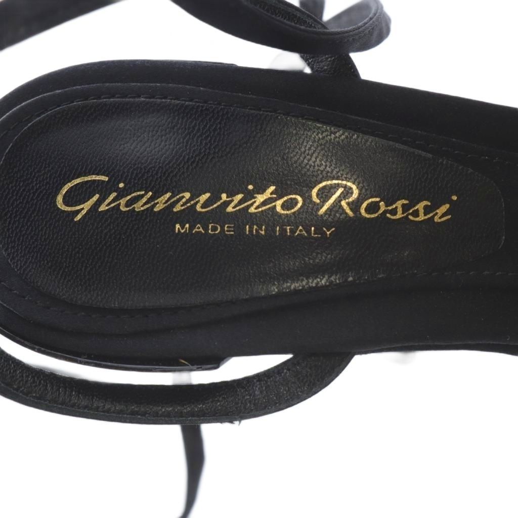 ジャンヴィトロッシ Gianvito Rossi サンダル ピンヒール スクエアトゥ