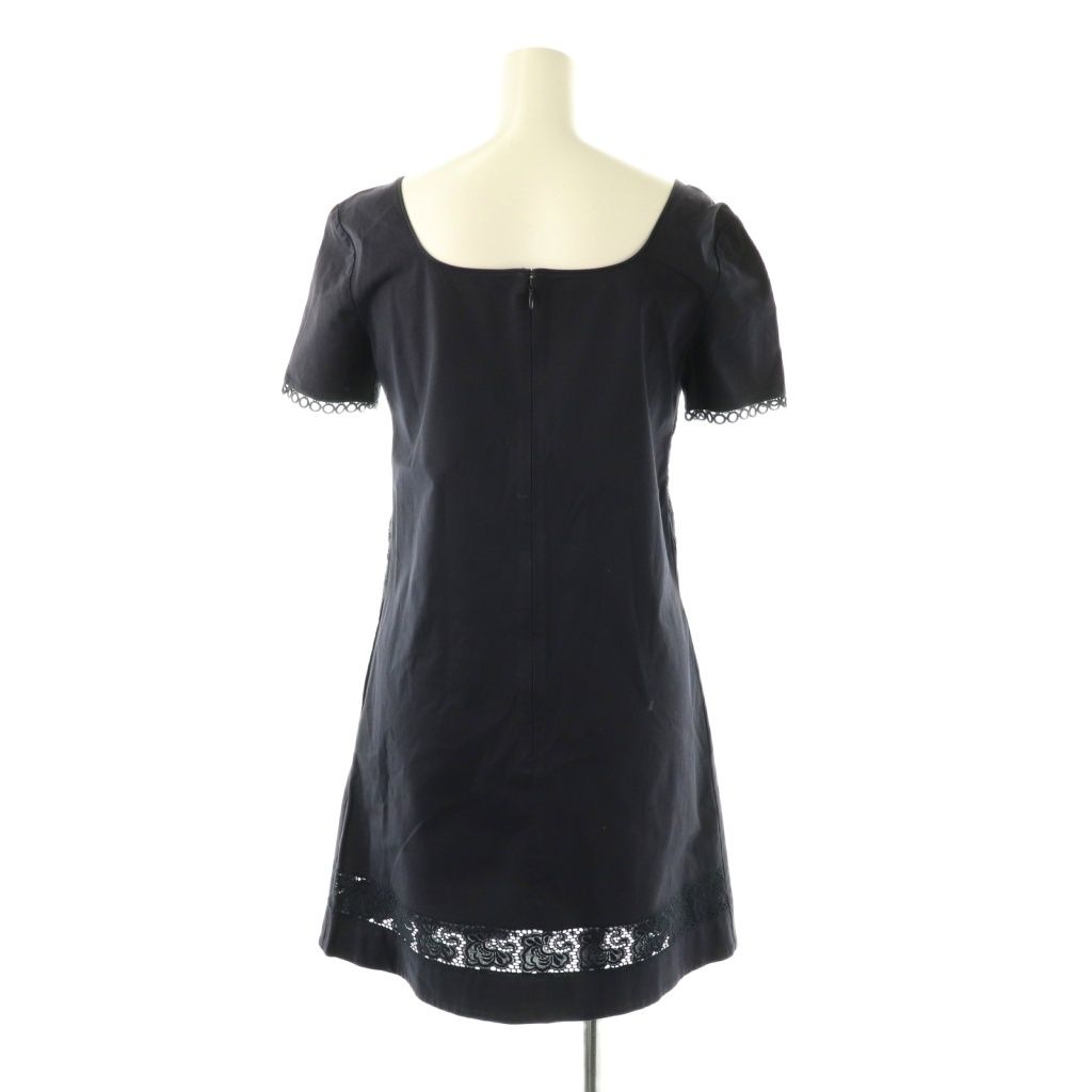 ステラマッカートニー STELLA McCARTNEY ワンピース ミニ 半袖 34 紺