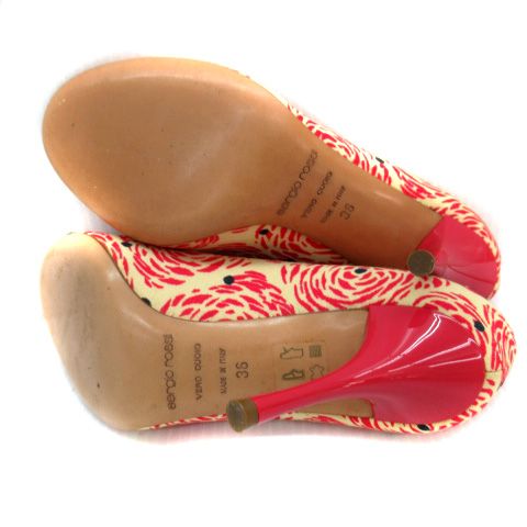 セルジオロッシ Sergio rossi オープントゥパンプス ピンヒール