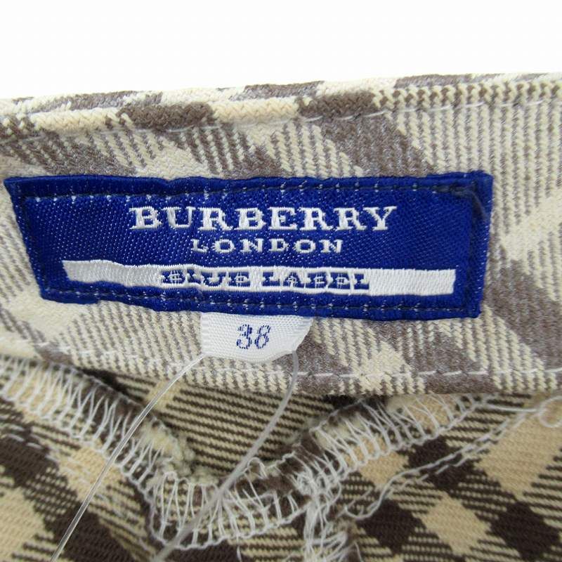 BURBERRY BLUE LABEL チェック柄フレアスカート 38 BURBERRY BLUE LABEL チェック柄 フレアスカート 38 BURBERRY BLUE