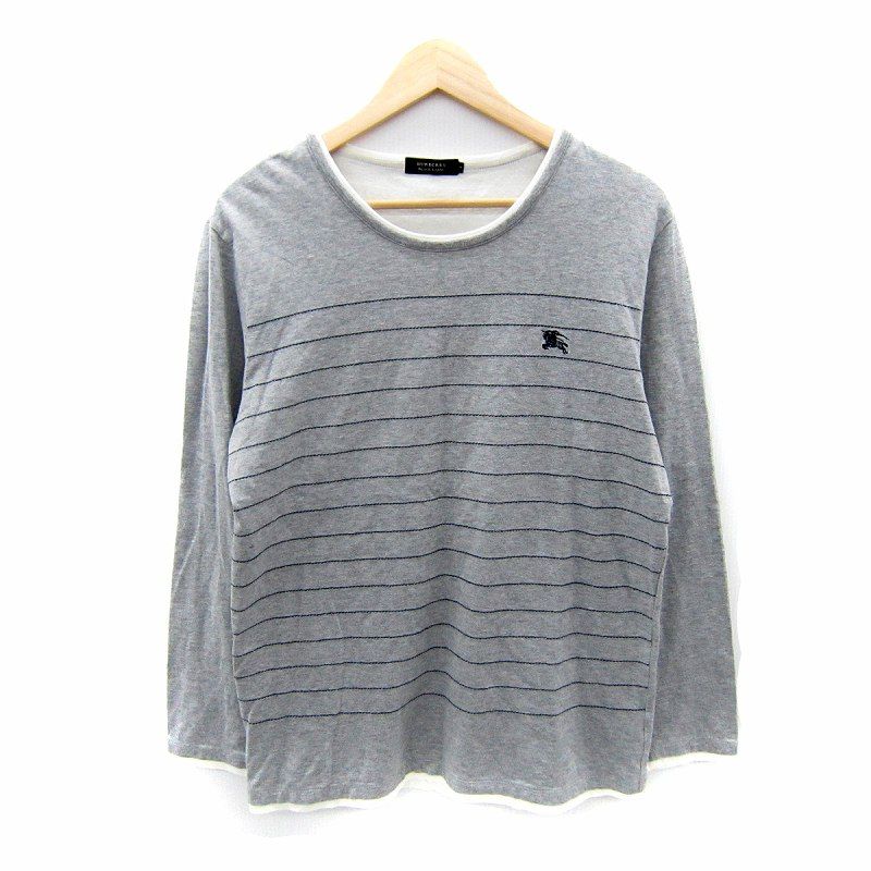 バーバリーブラックレーベル BURBERRY BLACK LABEL カットソー 長袖