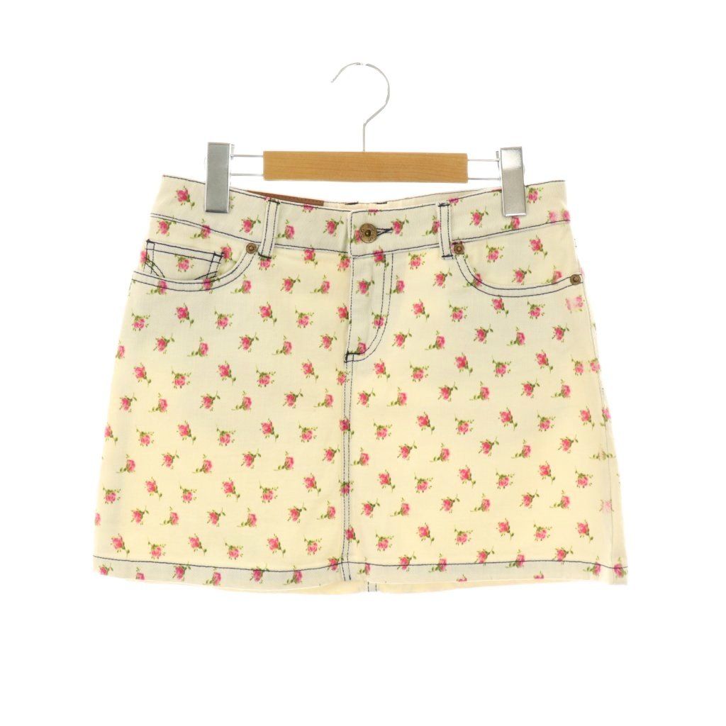 ドルチェ&ガッバーナ D&G /デニムミニスカート ペイント加工 25 m771 ドルチェ&ガッバーナ D&G /デニムミニスカート ペイント加工 25 m771