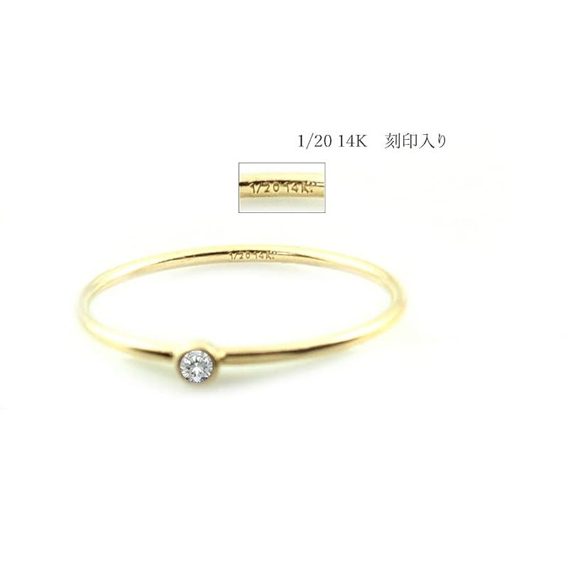 新品】 [miwaki] K14 ゴールドフィルド 14KGF Gold Filled CZダイヤ