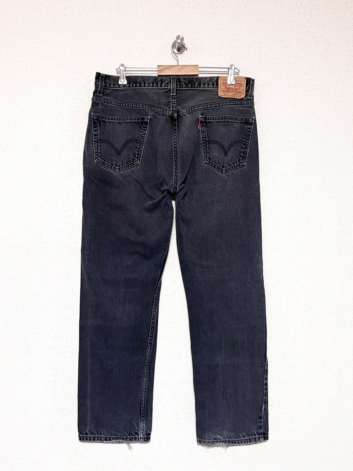 【W36 L32】00s levi's ブラックデニム リーバイス 559 00年代 Levi's リーバイス 559 RELAXED STRAIGH ブラックデニム