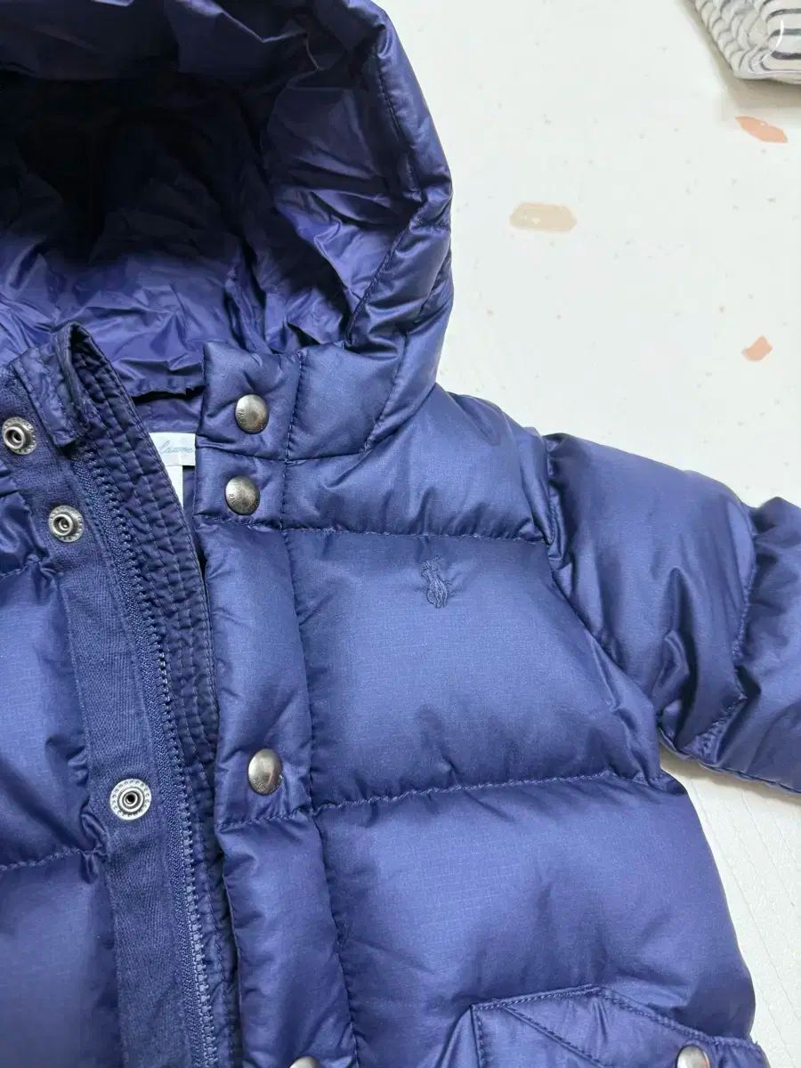 ポロ 赤ちゃん ダウン 宇宙服 (6M ネイビー) 節約 ラルフローレン