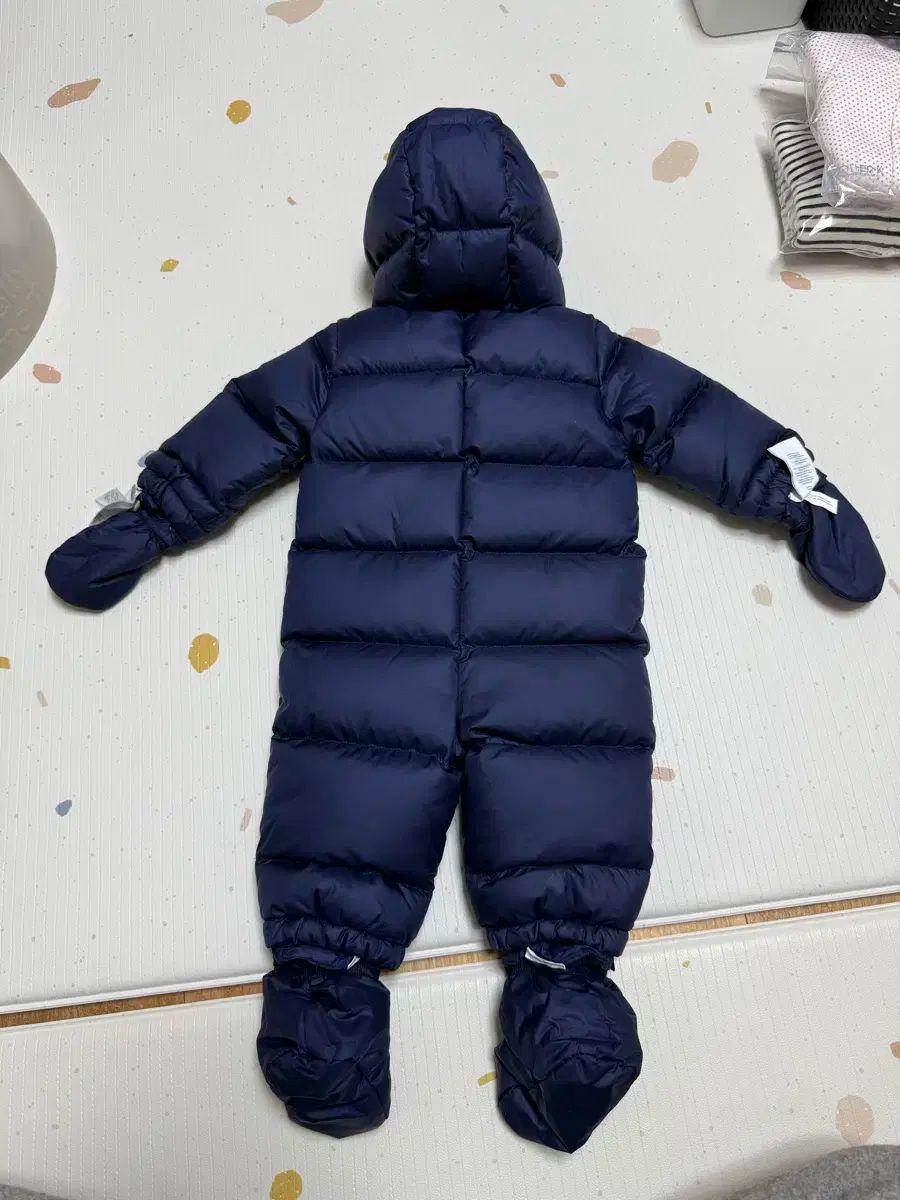 ポロ 赤ちゃん ダウン 宇宙服 (6M ネイビー) 節約 ラルフローレン