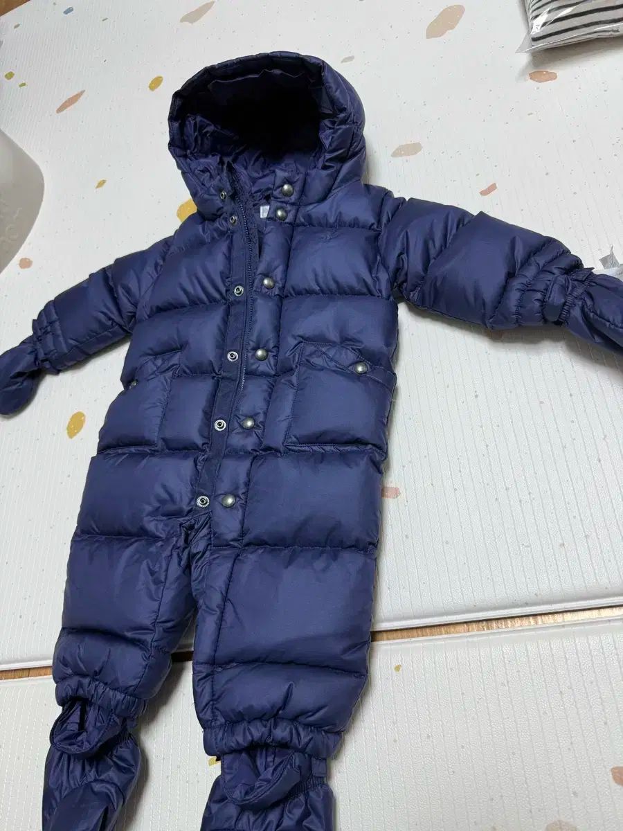 ポロ 赤ちゃん ダウン 宇宙服 (6M ネイビー) 節約 ラルフローレン