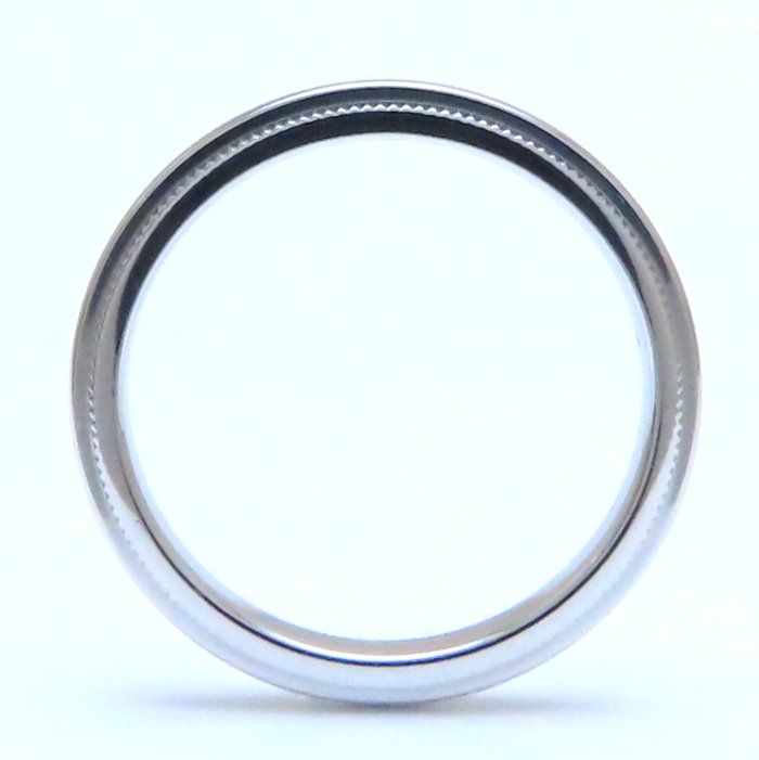 TIFFANY&Co. ティファニー ミルグレイン リング 指輪 10号 Pt950