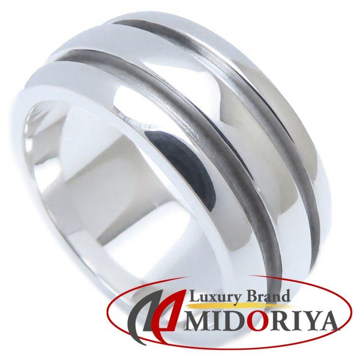 TIFFANY&Co. ティファニー グルーブド リング 指輪 ダブルライン 13.5