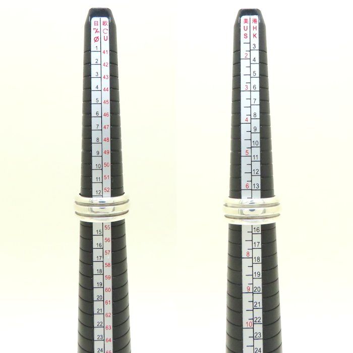 TIFFANY&Co. ティファニー グルーブド リング 指輪 ダブルライン 13.5