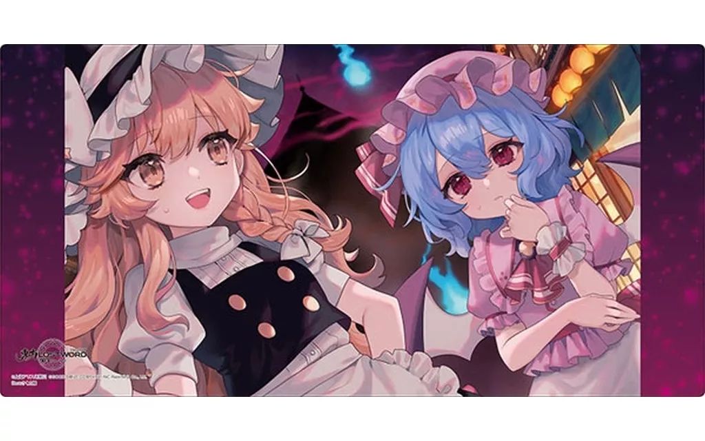 東方LostWord 地より出て血よりも紅く ラバーマット デスクマット 東方