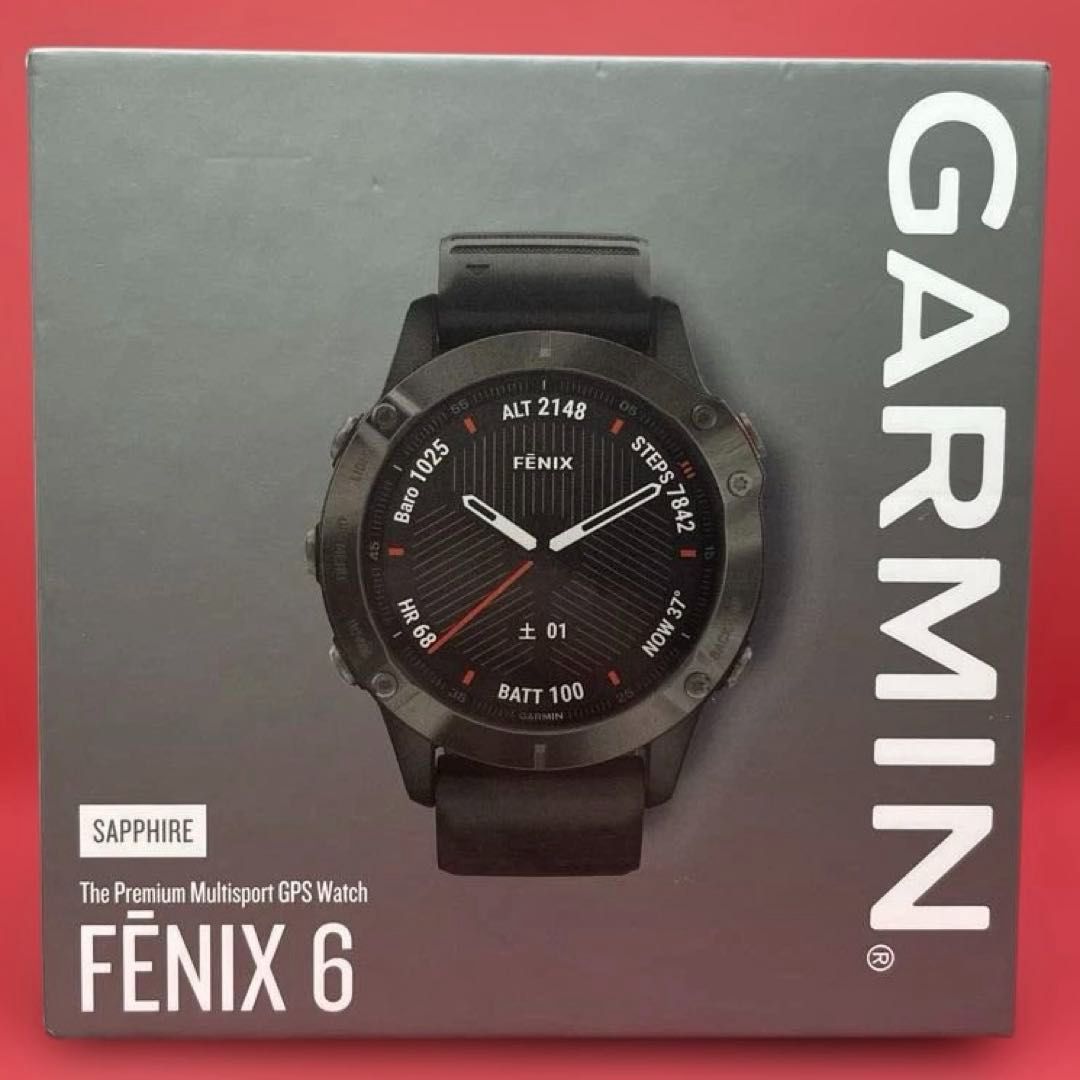 Garmin funix6s sapphire DLC  中古 GARMIN FENIX6 Sapphire Black 中古 - メルカリ