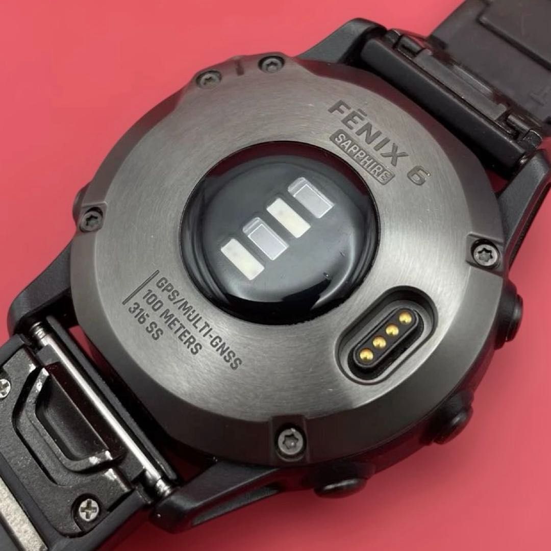 Garmin funix6s sapphire DLC  中古 GARMIN FENIX6 Sapphire Black 中古 - メルカリ