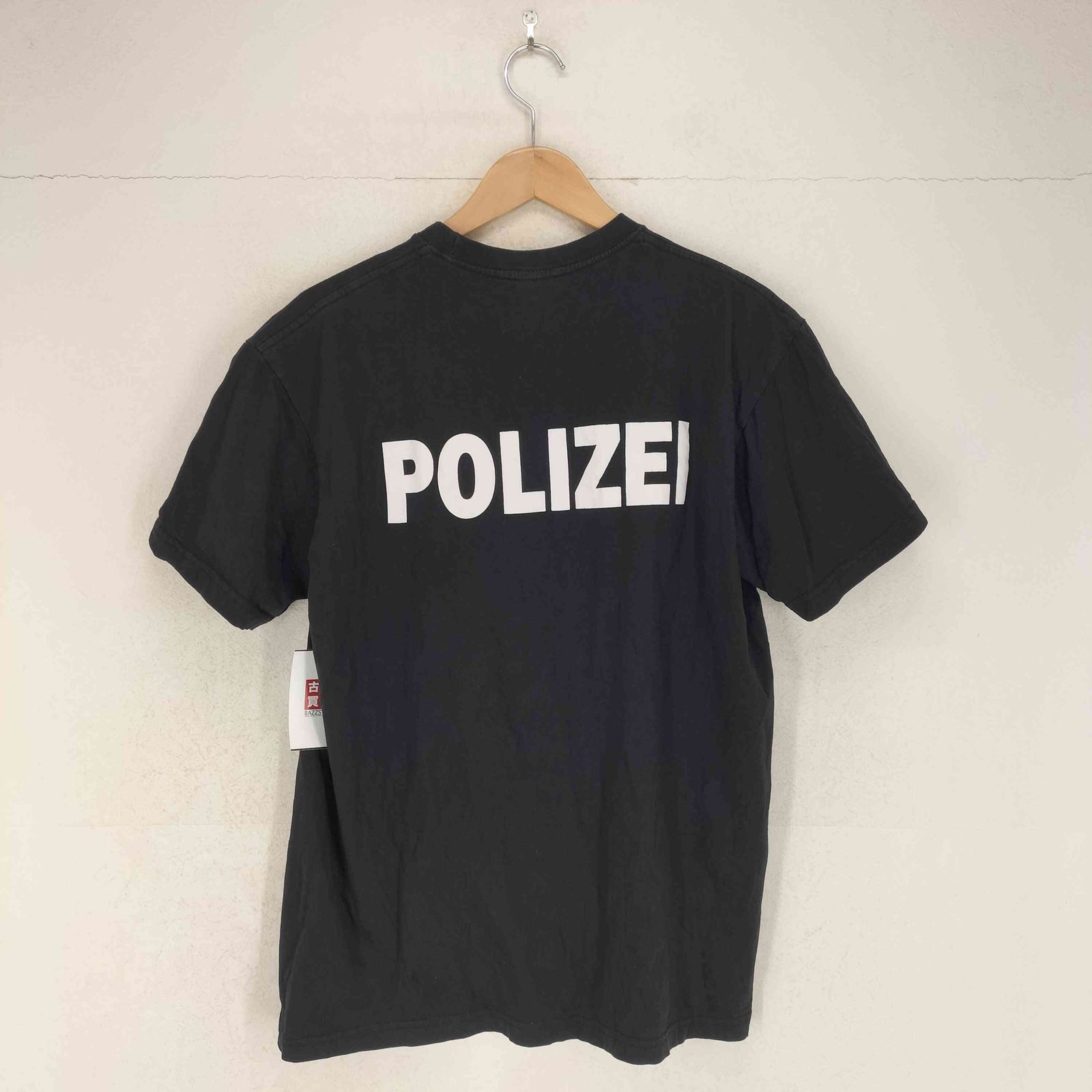 ユーズドフルギ USED古着 polizei 両面プリント S/S Tシャツ メンズ 