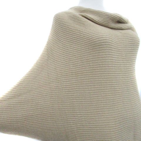 アンタイトル UNTITLED ニット セーター ドレープネック ドルマン