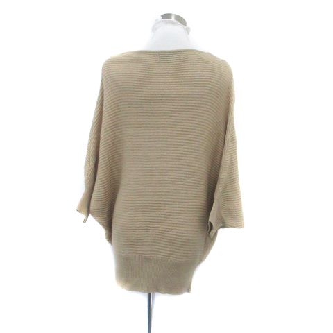 アンタイトル UNTITLED ニット セーター ドレープネック ドルマン