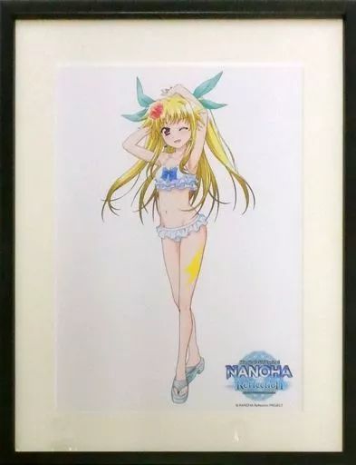 中古】原画イラストボード 魔法少女リリカルなのはReflection 複製原画