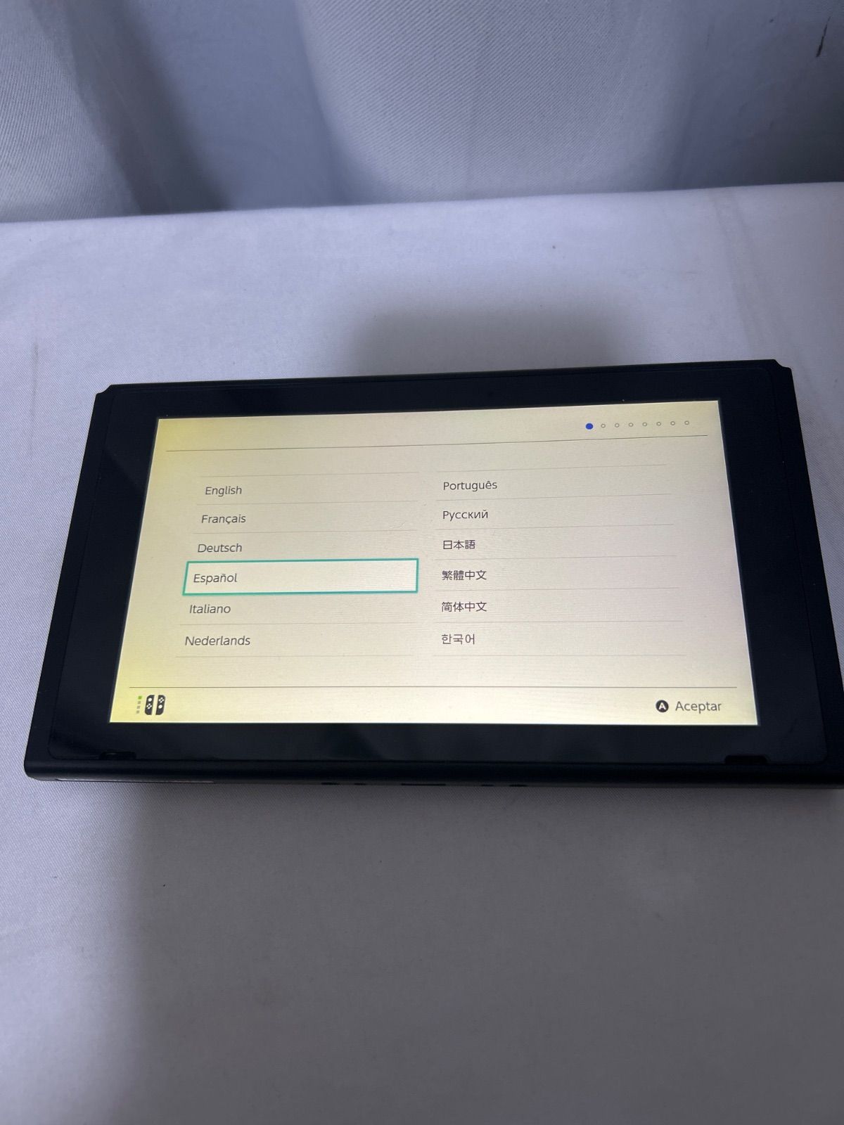 Nintendo Switch 本体のみ 新モデル HAC-001(-01) 2020年製【_sx-lt