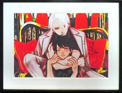 中古】原画イラストボード 付属品付)ハッピークソライフセカンド