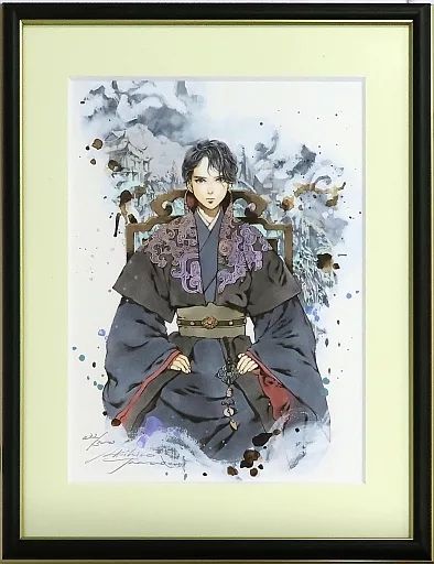 中古】原画イラストボード 付属品付)「十二国記」山田章博 複製原画