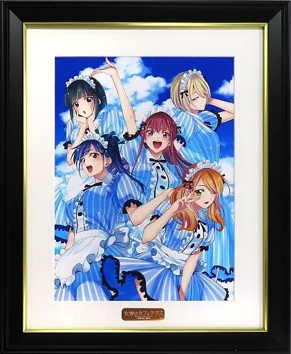 中古】原画イラストボード 女神のカフェテラス メモリアルアート