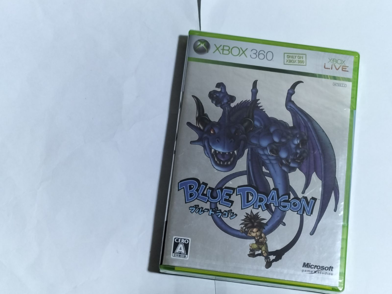 超希少】Xbox360 ブルードラゴン B2販促ポスター 鳥山明未開封 ブルー