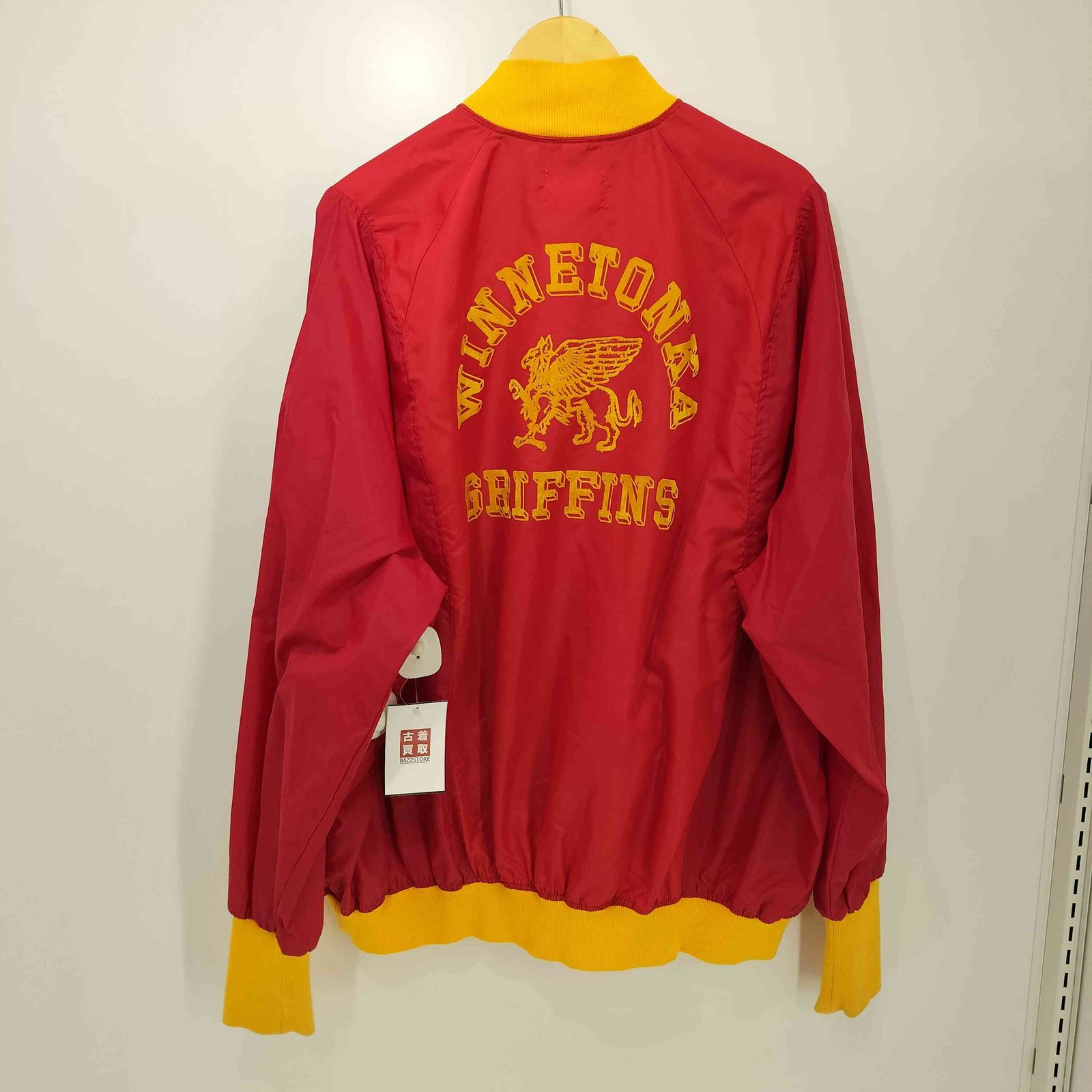 77circa(ナナナナサーカ) 再構築 リメイク スタジアムジャンパー ブルゾン レディース 表記無 【中古】【ブランド古着バズストア】 ナナナナサーカ 77circa 再構築 リメイク スタジアムジャンパー