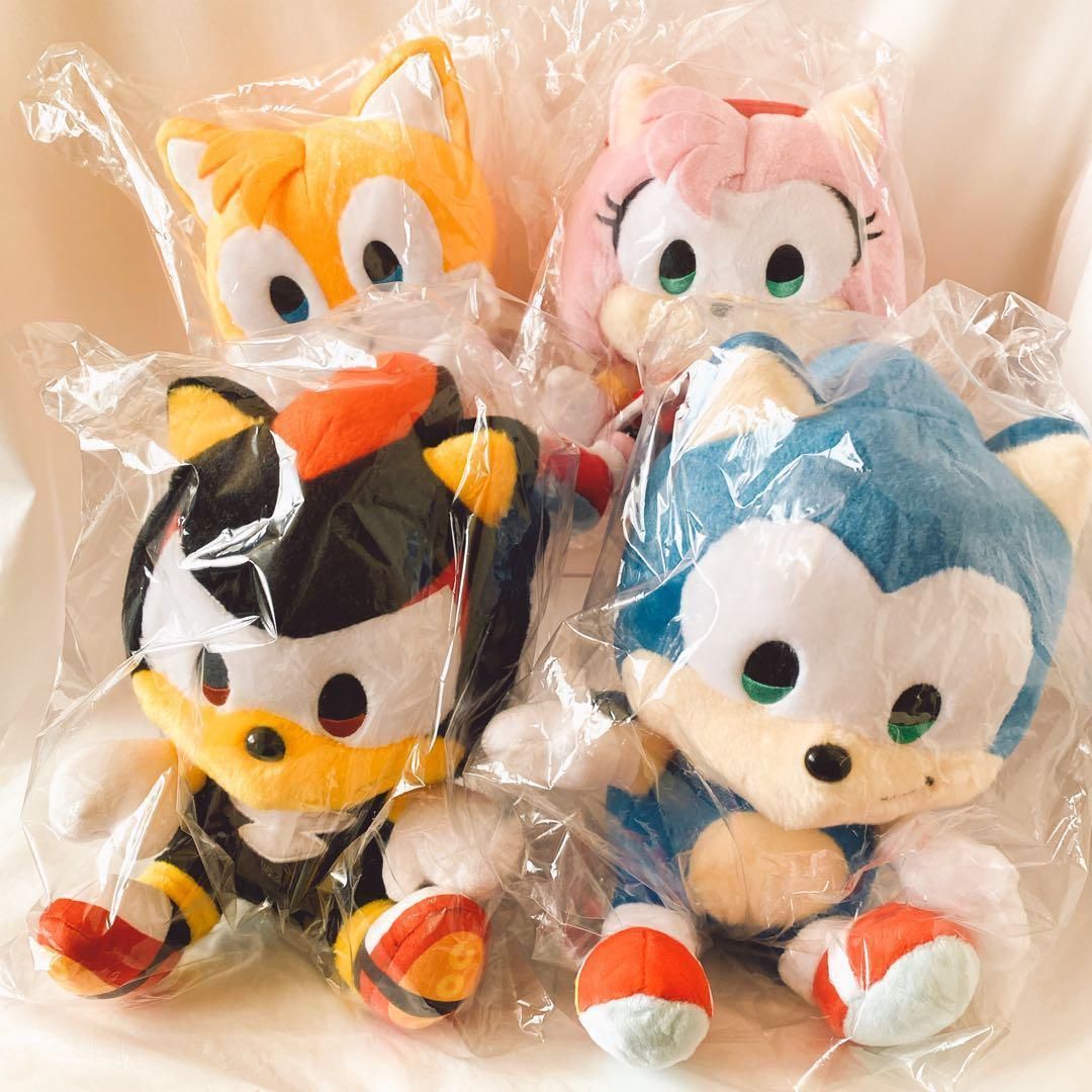 Mサイズ全4種セット☆SONIC＆FRIENDS ソニック＆フレンズ ぬいぐるみ Mサイズ全4種セット☆SONIC＆FRIENDS ソニック＆フレンズ ぬいぐるみ