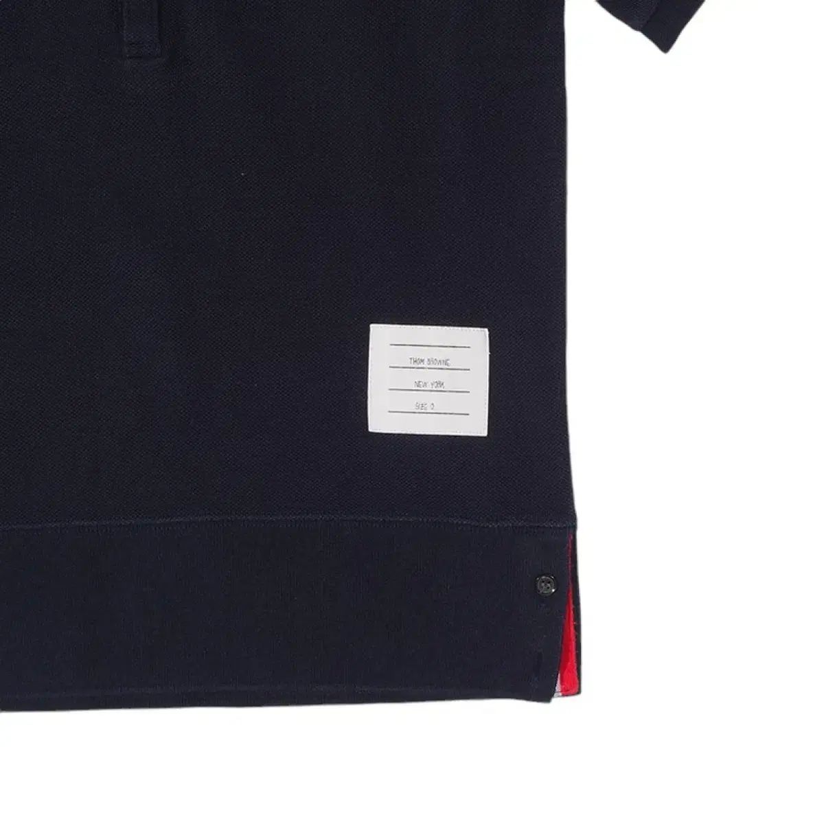 正規品 Thom Browne (トム・ブラウン) カラ Tシャツ ネイビー - メルカリ