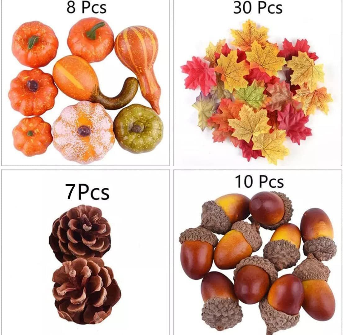  数量 楓の葉 造花 秋の装飾 感謝祭 紅葉 パーティー 人工カボチャ 店舗 イベント 手のひらサイズ 結婚式 リース 季節の飾り DIY 置物 撮影小道具 Halloween かぼちゃ decoration ミニカボチャ 飾り ハロウィン 季節 年中行事