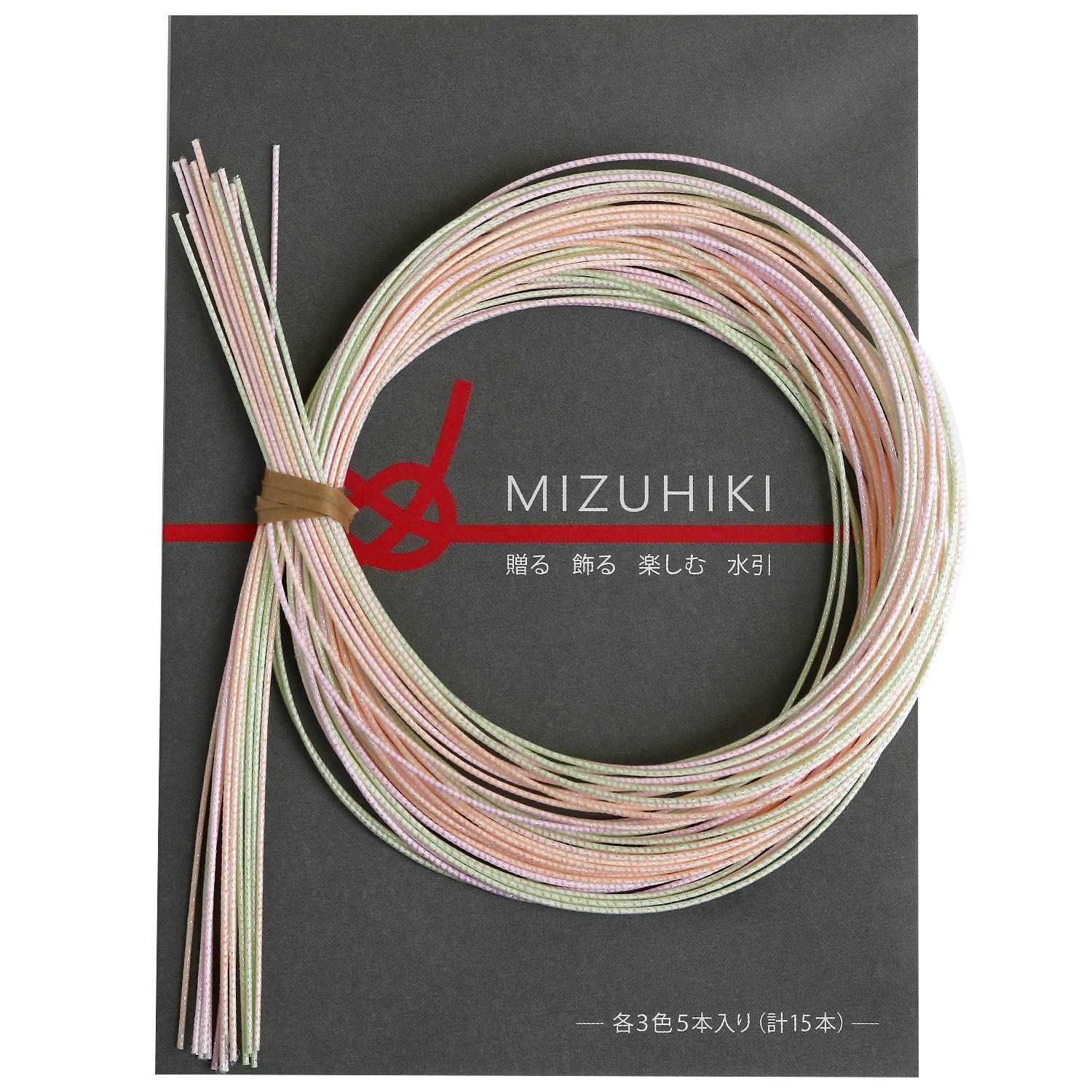 フルーツ PHC 100 23 各5本入 リーフレット付 水引アソートセット 90 cm MIZUHIKI piece